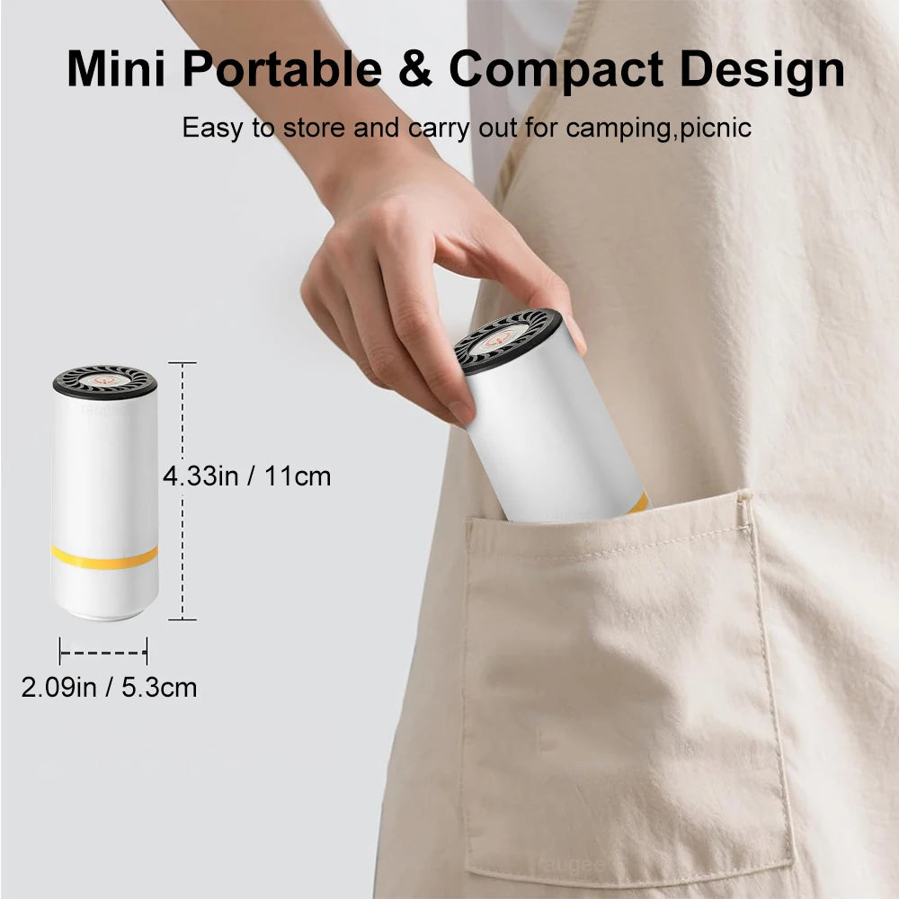 Handheld Vacuum Sealer + 10 Bags