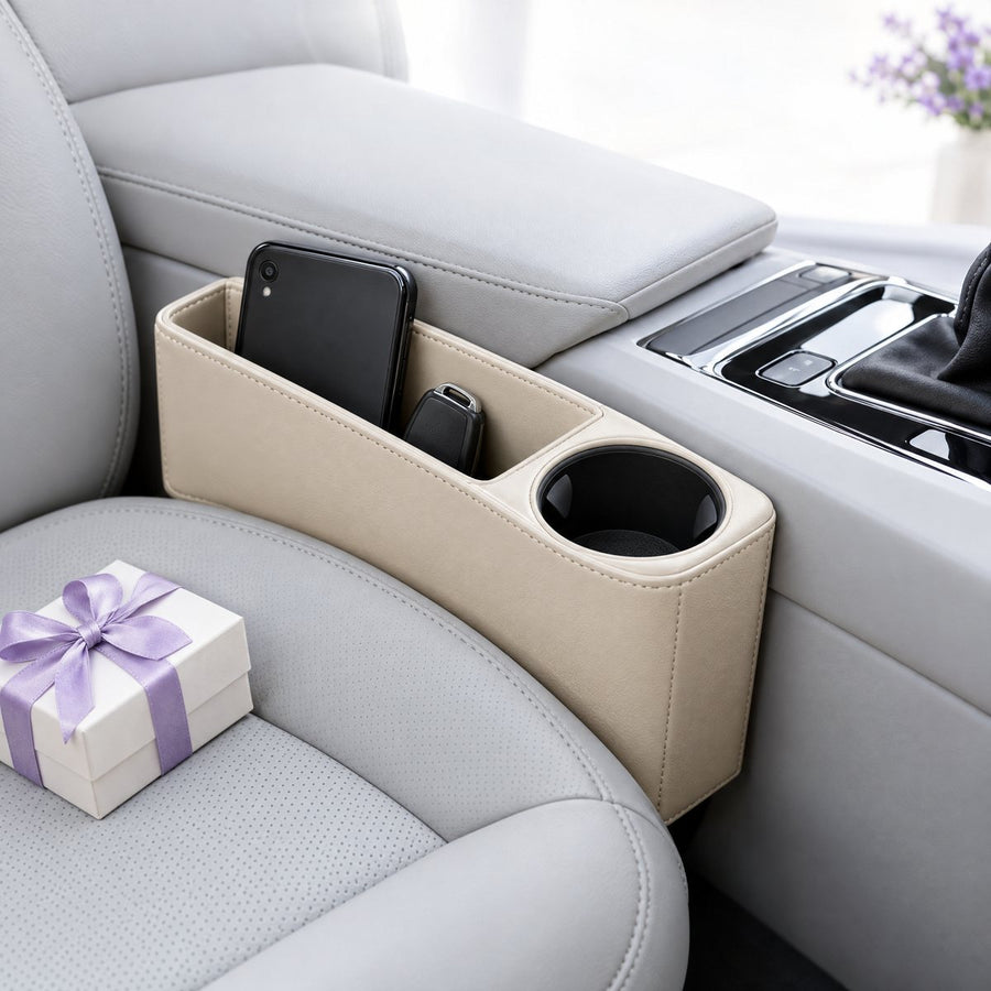 Car seat gap organizer