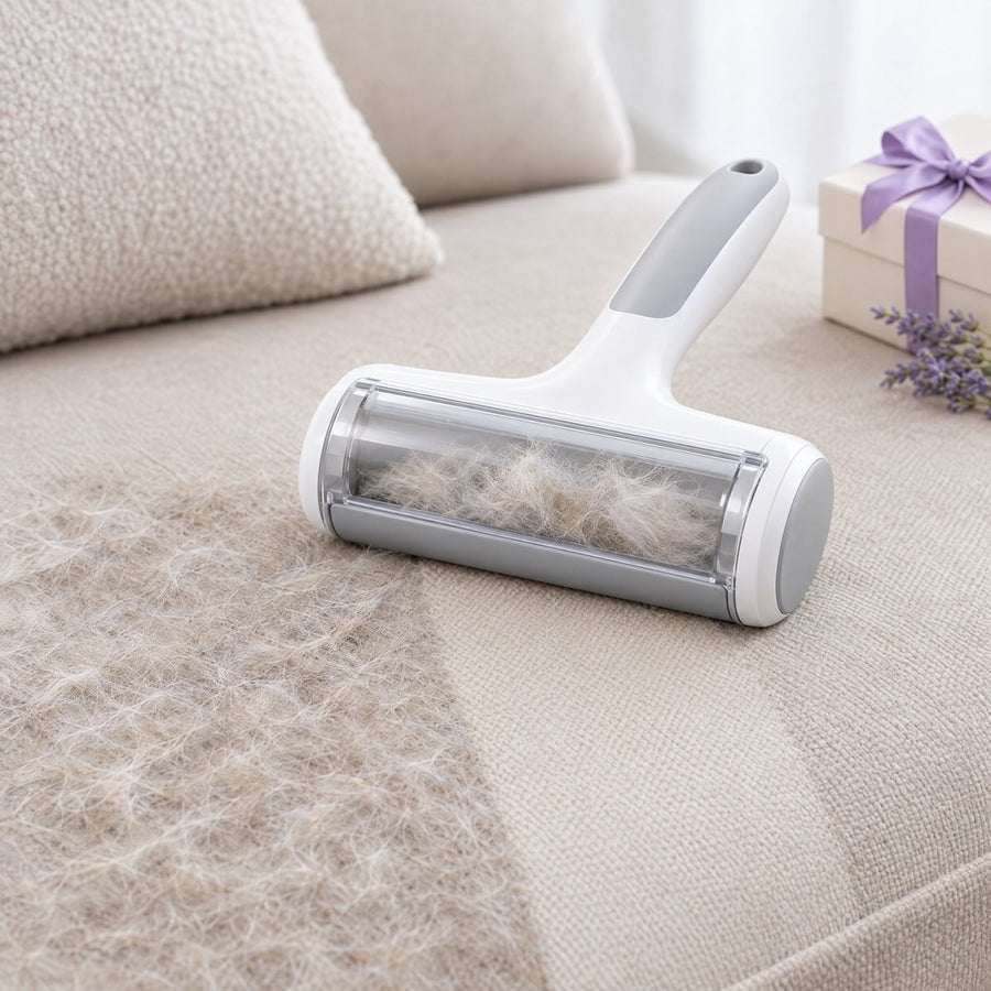 Pet hair remover roller